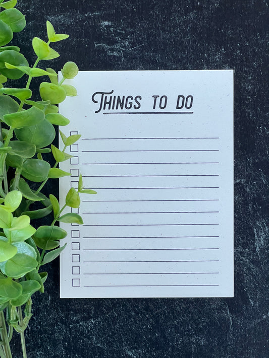 Things To Do Notepad